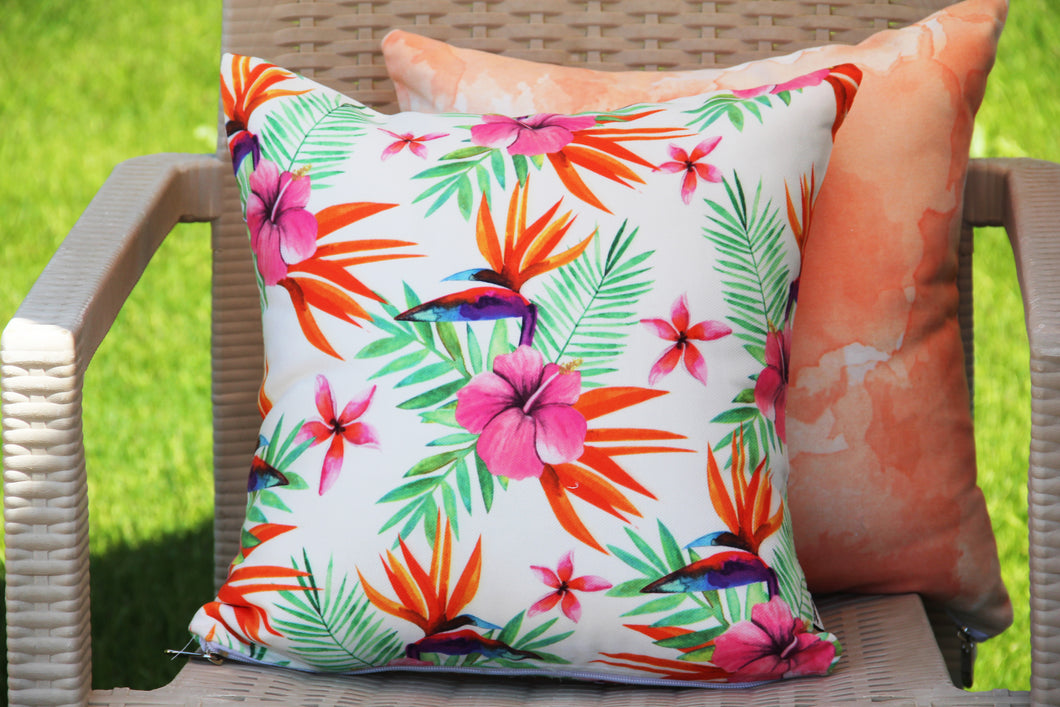 Hibiscus cushion