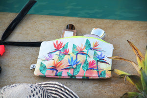 Birds of paradise pouch