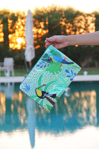 Parrot and toucan pouch- small