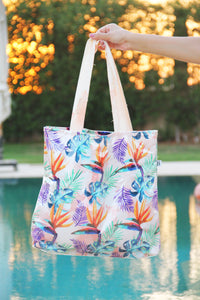 Tropical beach bag