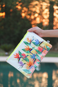 Birds of paradise pouch