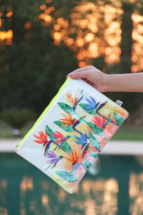 Birds of paradise pouch